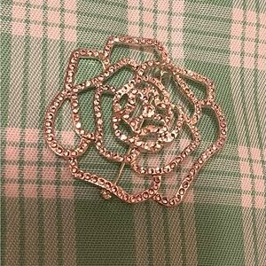 Elegant Silver Brooch